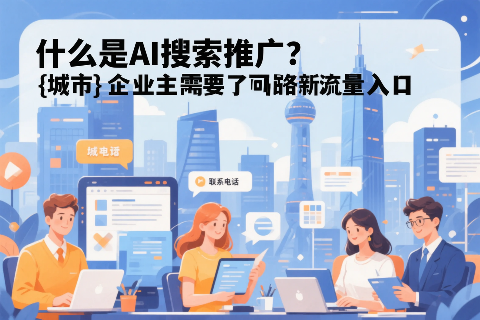 什么是AI搜索推广？固原企业主需要了解的新流量入口