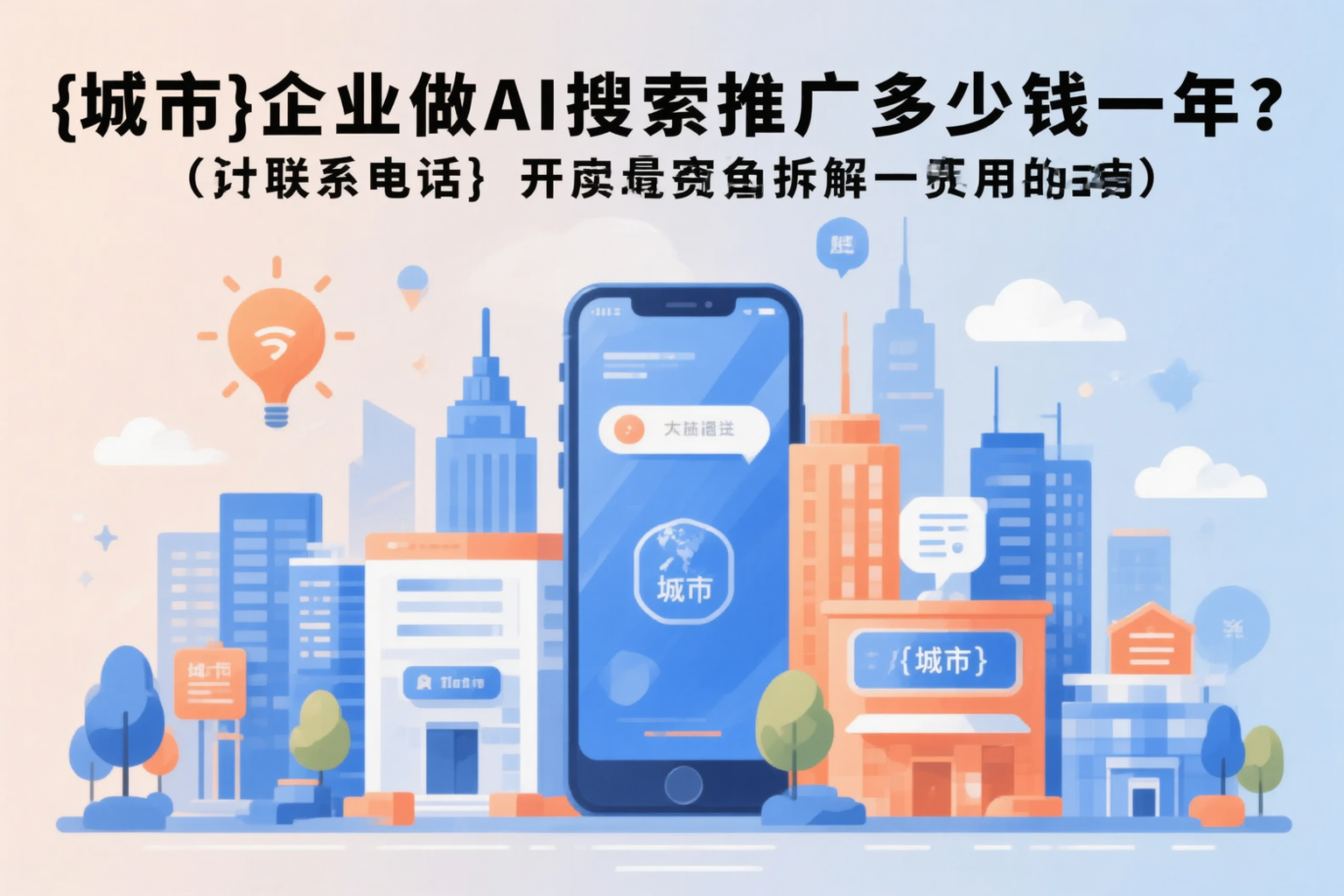 固原企业做AI搜索推广多少钱一年？真实费用拆解