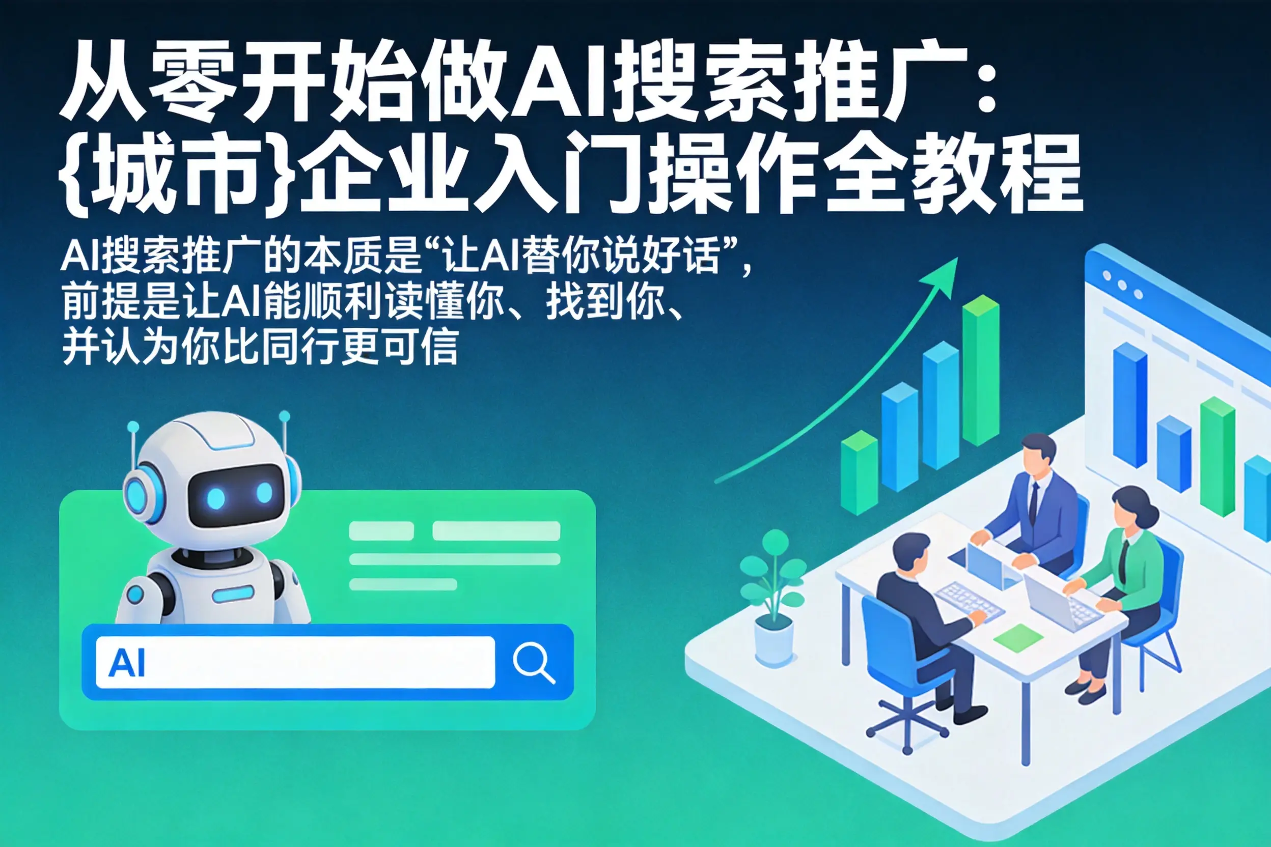 从零开始做AI搜索推广：固原企业入门操作全教程