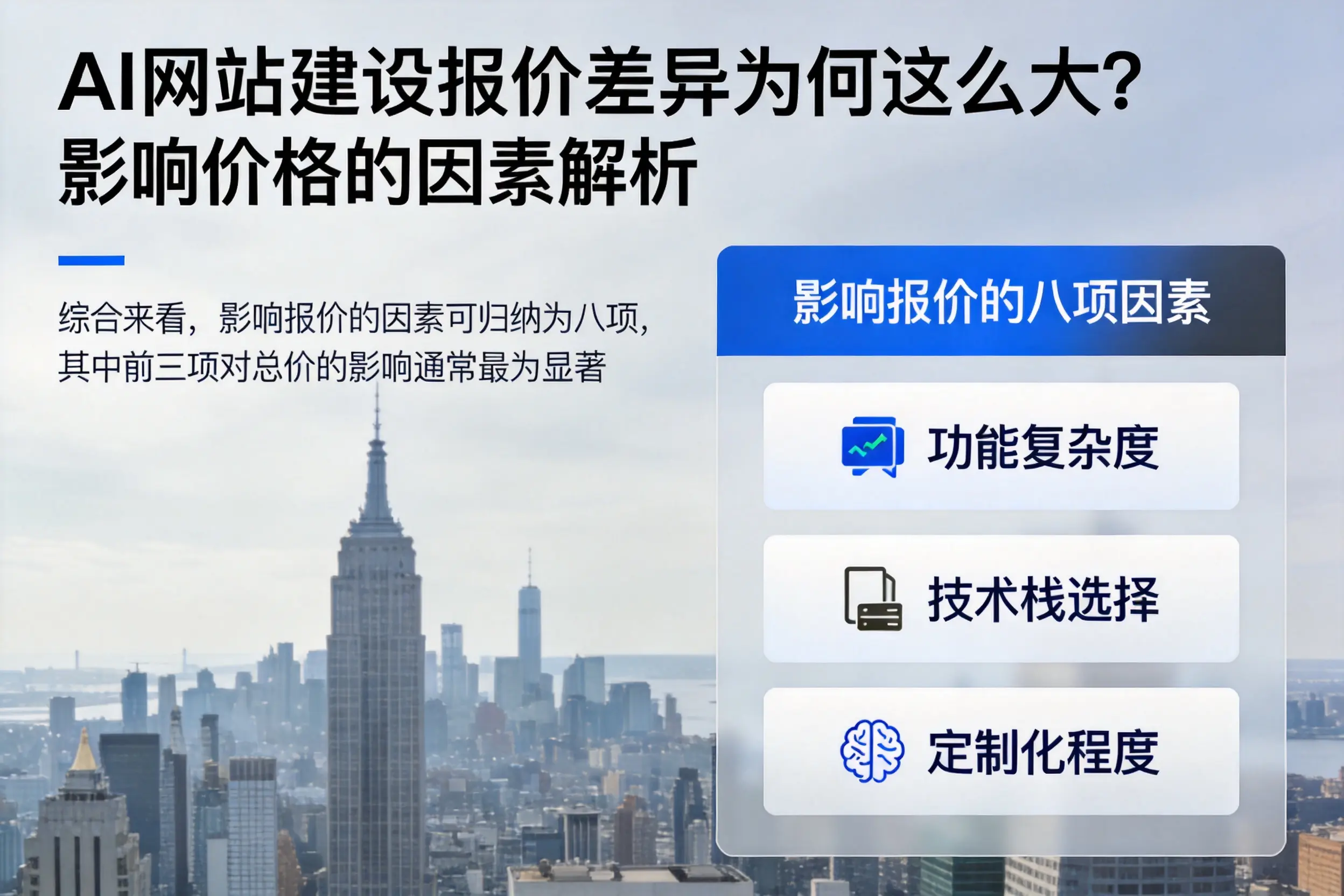 固原AI网站建设报价差异为何这么大？影响价格的因素解析