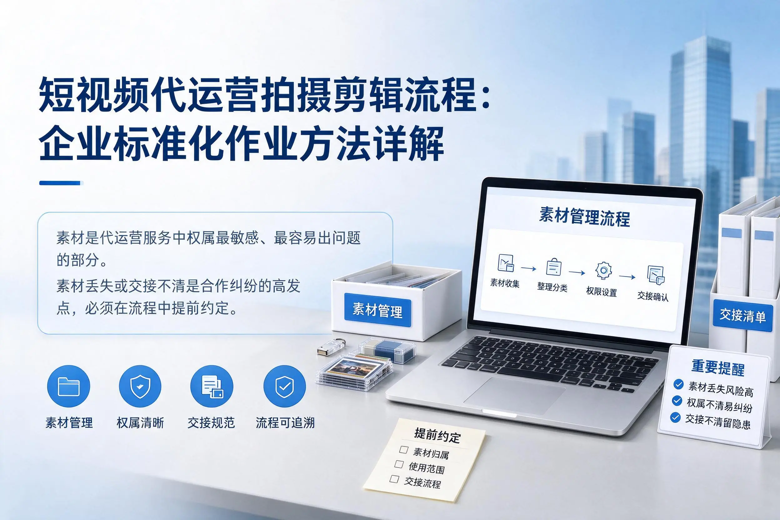 短视频代运营拍摄剪辑流程：固原企业标准化作业方法详解