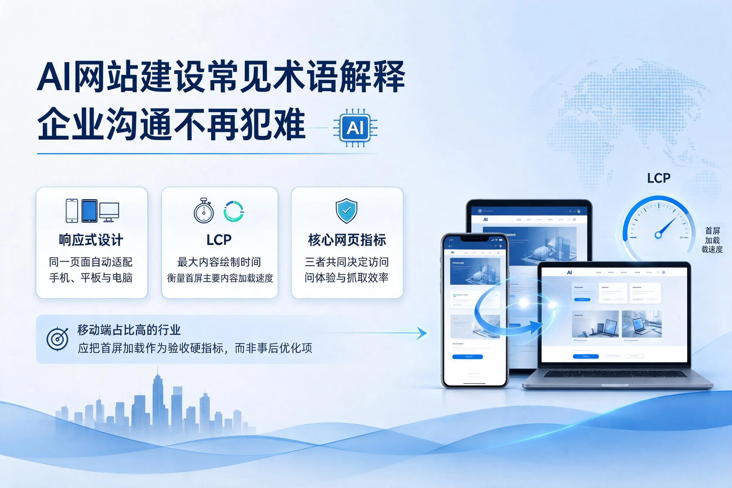 AI网站建设常见术语解释,固原企业沟通不再犯难