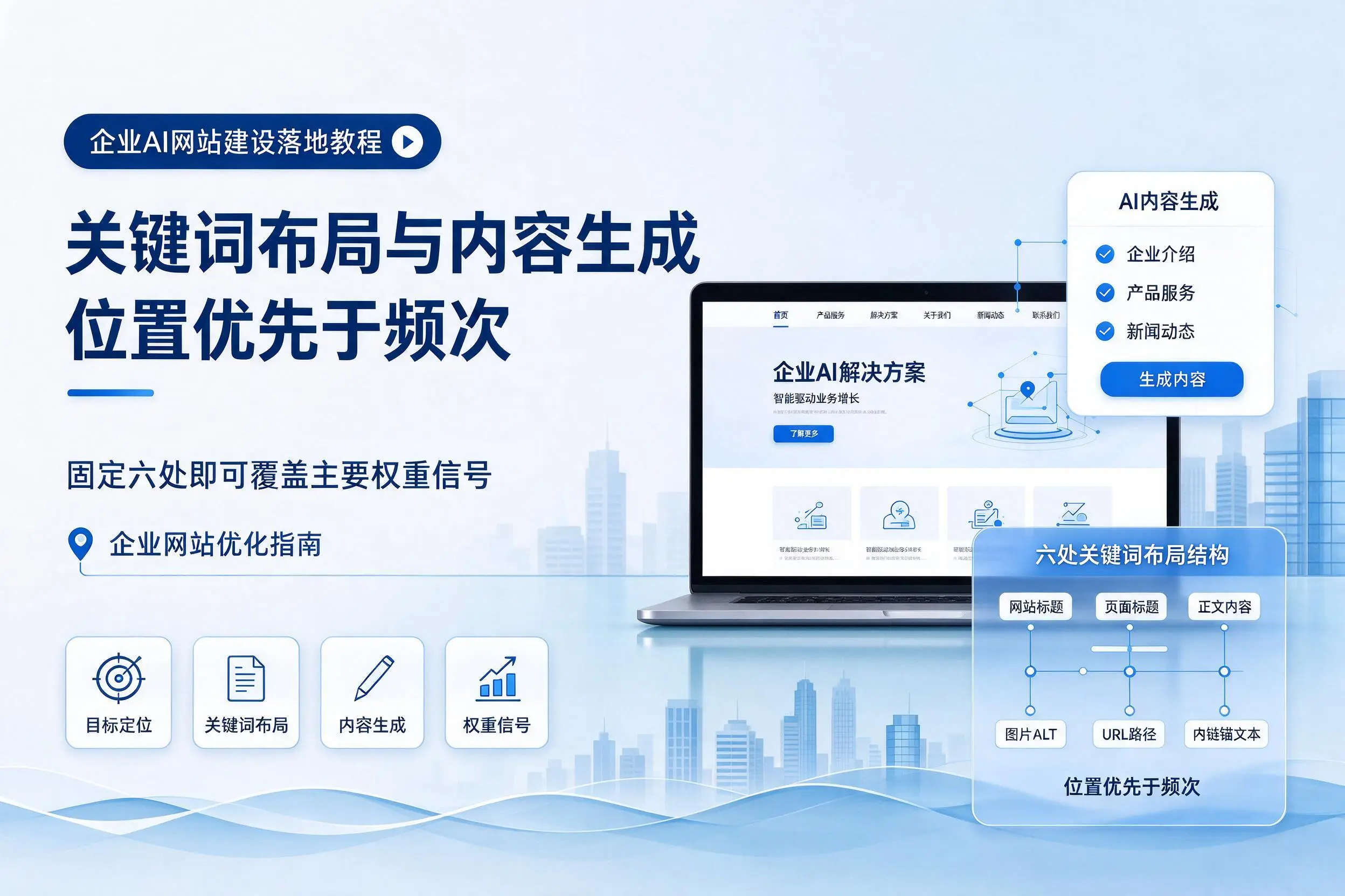 固原企业AI网站建设落地教程：关键词布局与内容生成